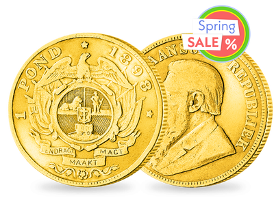 1-Gold-Pfund aus den Jahren 1892 bis 1900