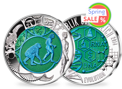 25 Euro Silber-Niob-Münze 2014 