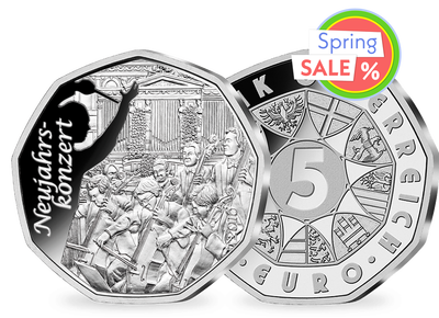 5-Euro-Silbermünze 2016 ''Neujahrskonzert'' (hgh)