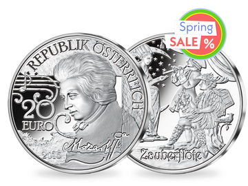 20-Euro-Silbermünze 2016 ''Mozart - Der Mythos''