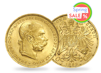 20-Kronen-Goldmünze Kaiser Franz Joseph I. 1892-1909