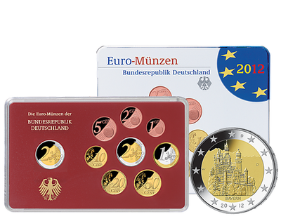 Euro-Kursmünzensätze 2012