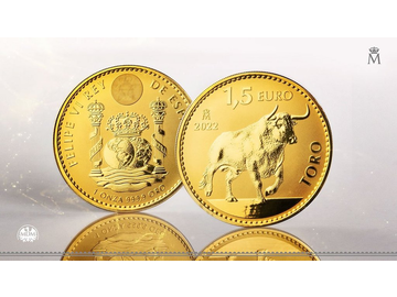 Spanien 2022: Gold-Euro-Anlagemünze 