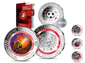 „Löschen“ – Ihr Start in die Silber-Polymer-Edition „Unsere Feuerwehr“!