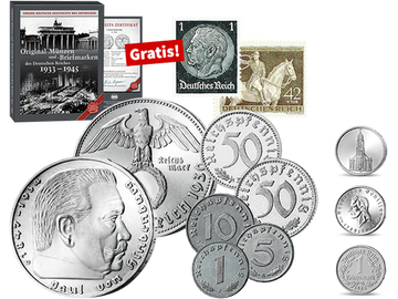 Münzen des Deutschen Reiches 1933-1945 – Start: Hindenburg + Kursmünzen
