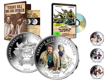 Terence Hill & Bud Spencer in „Das Krokodil und sein Nilpferd“ - Start in die offizielle Silber-Kollektion!