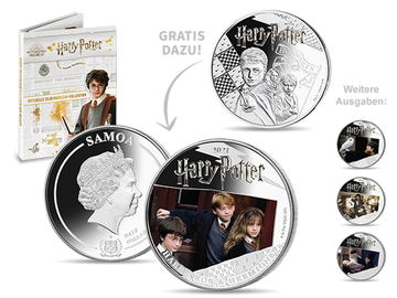 „Harry Potter“ – Die offizielle Feinsilber- Kollektion zum  20. Film-Jubiläum