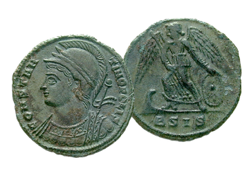 Römisches Reich Follis 330-335 n. Chr. Konstantin der Große 