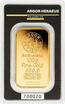 Der 100g-Goldbarren 