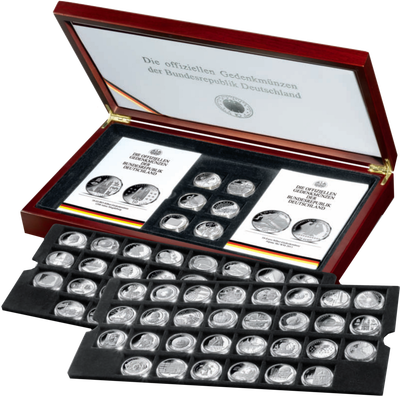Die offiziellen deutschen 10-Euro-Münzen aus Sterling-Silber - komplett!