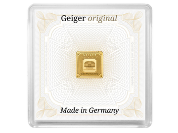 Die Goldbarren von Geiger original in Kapsel - jetzt bestellen!