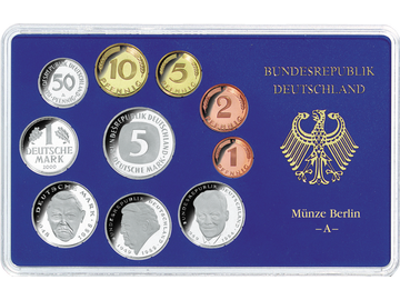 Die deutschen DM Kursmünzensätze in 