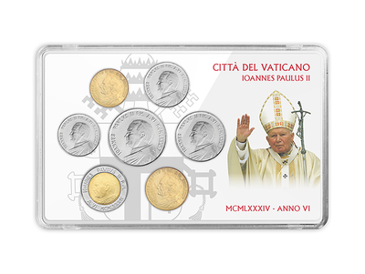 Vatikan: Johannes Paul II. Komplettsatz Anno VI
