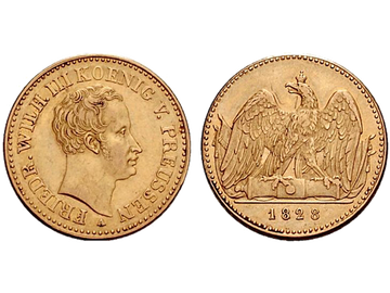 Altdeutschland, Friedrichs d`or, 1825-1840, Friedrich Wilhelm III.
