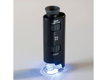 Zoom-Mikroskop mit LED 60- bis 100-fach