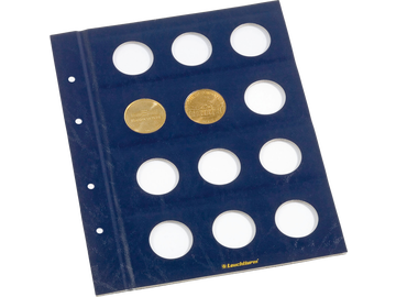 Münzblätter VISTA, für franz.Touristik-Medaillen, 2er Pack