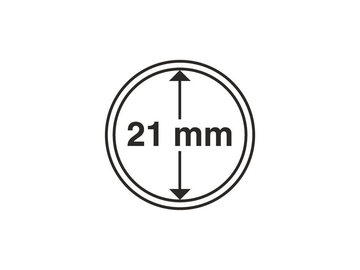 Münzkapseln GRIPS 21 mm, 10er Pack