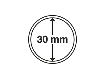 Münzkapseln GRIPS 30 mm, 10er Pack