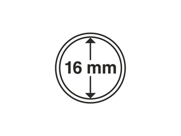 Münzkapseln GRIPS 16 mm, 10er Pack