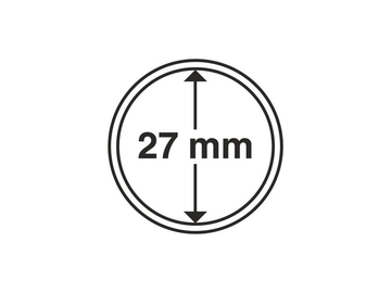 Münzkapseln GRIPS 27 mm, 10er Pack