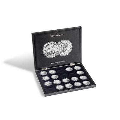 Münzkassette für 20 Krügerrand Silbermünzen (1 Oz.) in Kapseln
