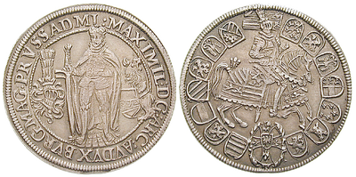 Hochmeister des Deutschen Ordens − Maximilian III. 1/4 Taler 1603-1618