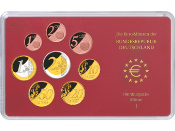 Die deutschen Kursmünzensätze 2002-2005 in 