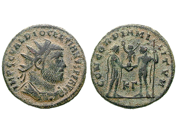 Römische Kaiserzeit, Antoninian, 284-293, Diocletianus