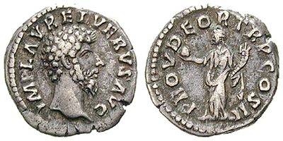 Der Mitkaiser ohne Lorbeerkranz − Rom, Lucius Verus Denar 161-169