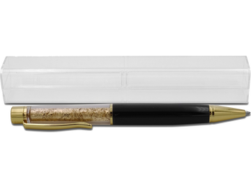Hochwertiger Kugelschreiber mit edler Goldfolien-Imitation