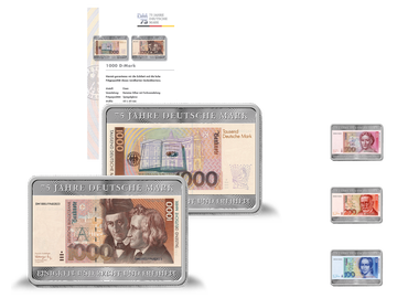 Die Barren-Kollektion der Deutsche-Mark-Banknoten – Start: „1000 D-Mark“!