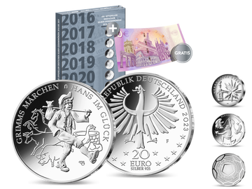 Die offizielle deutsche 20-Euro-Gedenkmünze 