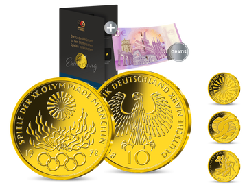 10-DM-Goldmünzen zum Jubiläum 