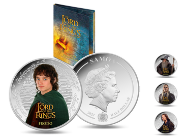 Die neue offizielle „Der Herr der Ringe“-Münzkollektion – Start: „Frodo“!
