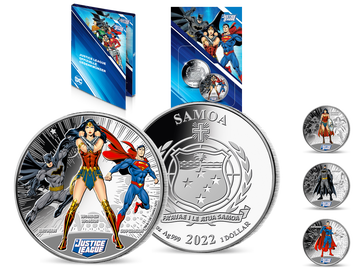 Die Silbermünzen-Edition „JUSTICE LEAGUE™“ – Start: „BATMAN, SUPERMAN …“