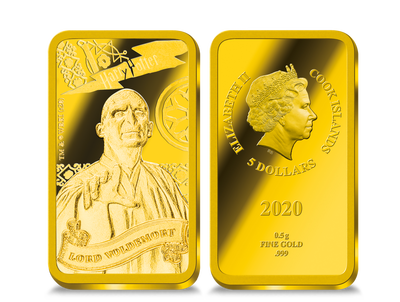 Monnaie-lingot en or pur «Harry Potter - Lord Voldemort» 2020