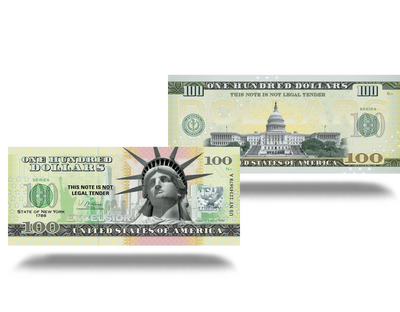$ 100-Souvenir-Banknote 