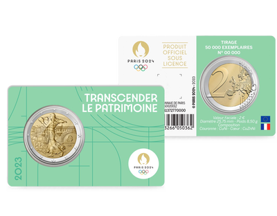 Monnaie commémorative de 2€ BU - 2023 - Jeux Olympiques Paris 2024 - Blister №5