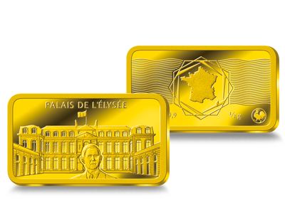 Lingot en or pur - le Palais de l'Elysée