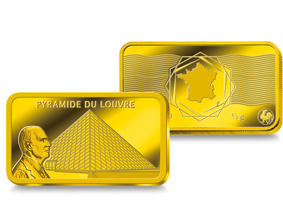 Lingot or - Pyramide du Louvre