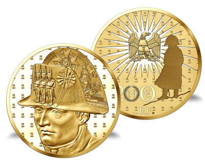 Monnaie officielle de 200 Euros en or pur «Napoléon Bonaparte» 2021
