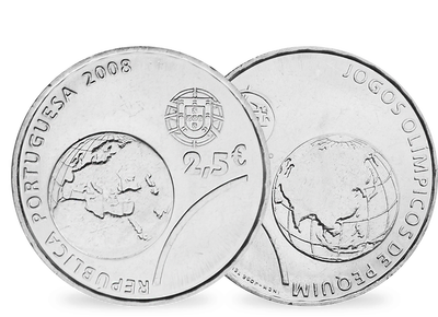 Peking 2008: 2,5 Euro Gedenkmünze zu den 29. Olympischen Sommerspielen