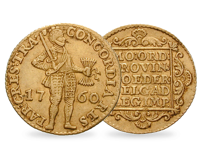 Monnaie ancienne Ducat d’or au Chevalier des Provinces Unies