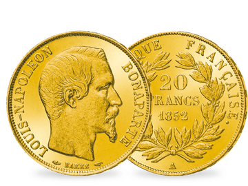 Präsident Bonaparte – Frankreich 20 Francs 1852