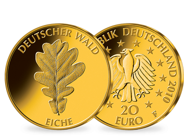 Deutschlands erste 20 Euro Goldmünze 2010 