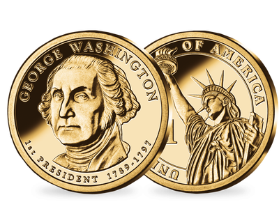 1. US-Präsidenten Dollar 'George Washington'