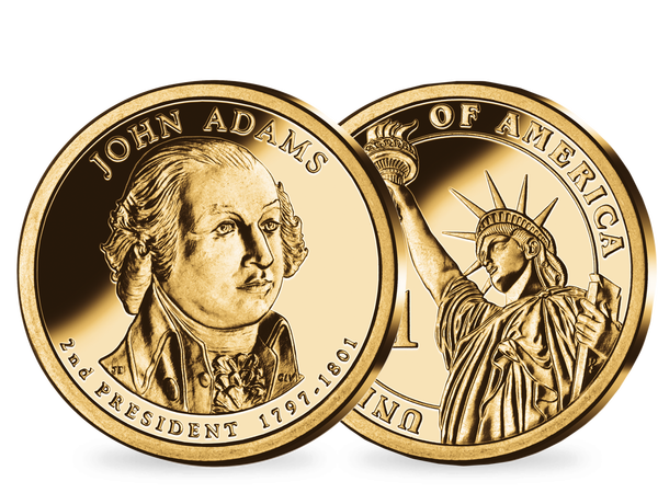 2. US-Präsidenten Dollar 'John Adams'