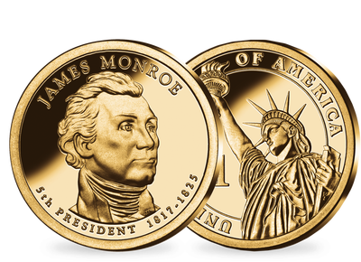 5. US-Präsidenten Dollar 'James Monroe'