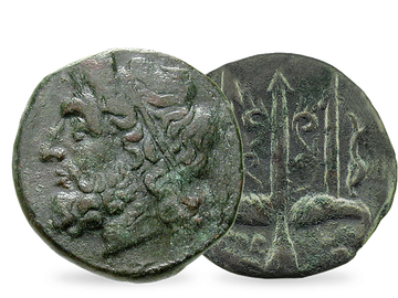 Syrakus Bronze 274-216 v. Chr. Hieron II. „Poseidon“