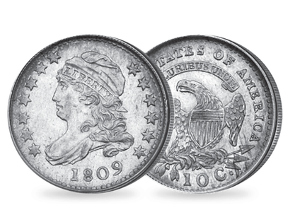 USA Dime -Liberty Cap- 1828-1837 10 Cent